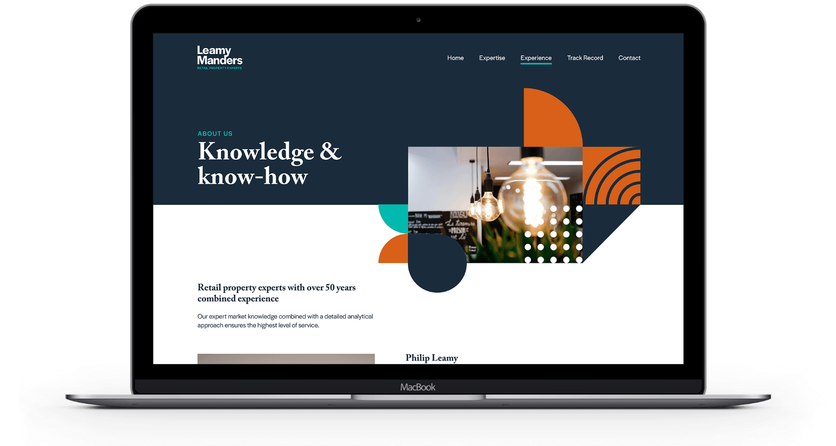 Leamy Manders website experience